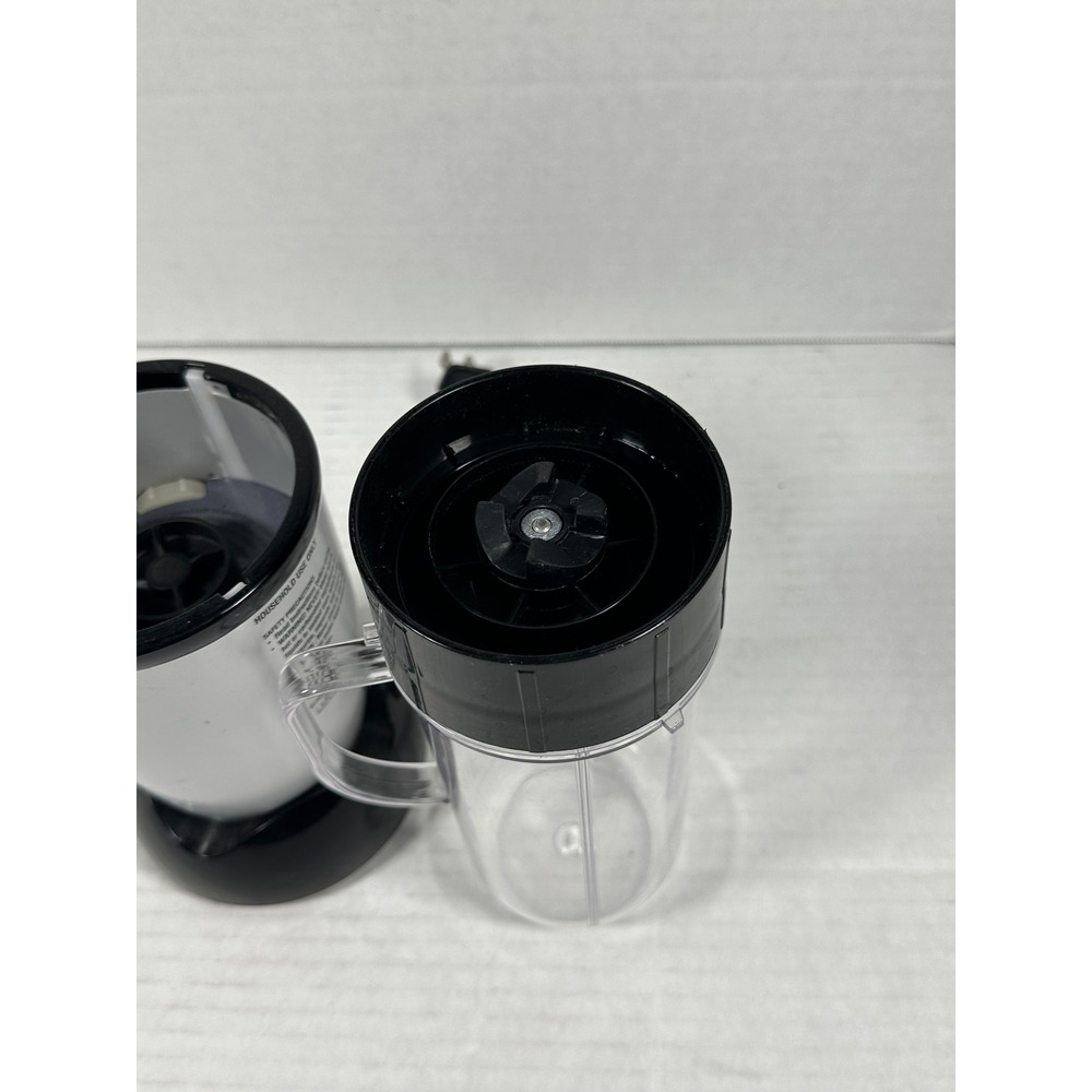Magic Bullet Personal Blender Silver Black MB-WL076C-02 with Tall Handle Cup - Picture 10 of 12